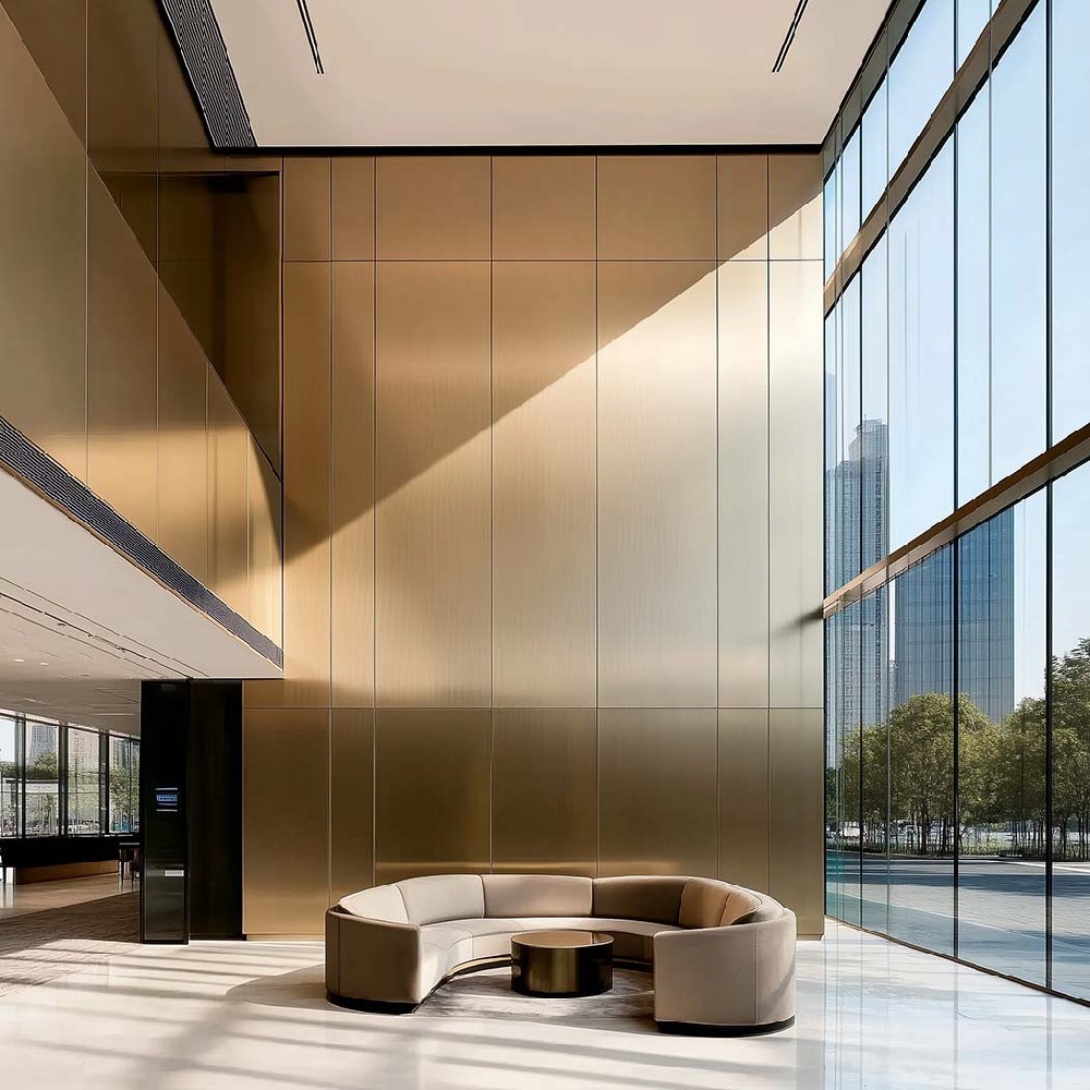 金属墙板 I 工装空间的格调与质感革命